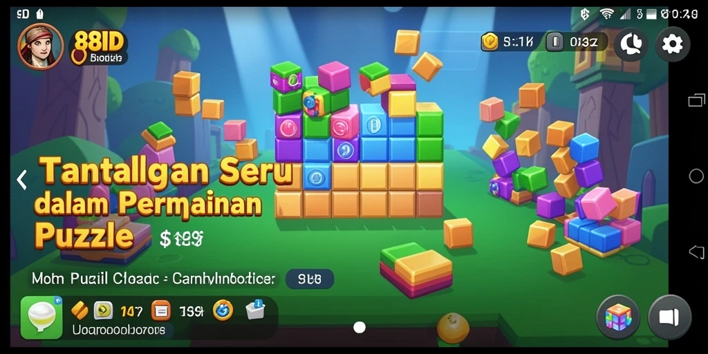 Tangkapan layar gameplay 88ID menampilkan tantangan puzzle yang mendebarkan.