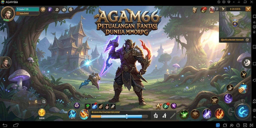 Tampilan gameplay seru dalam dunia fantasi AGAM66