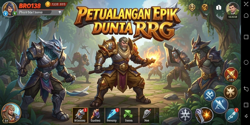 Tampilan gameplay BRO138 yang menarik dan mendebarkan di dunia RPG.