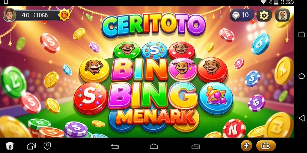 Screenshot gameplay seru di CERITOTO dengan gameplay Bingo.