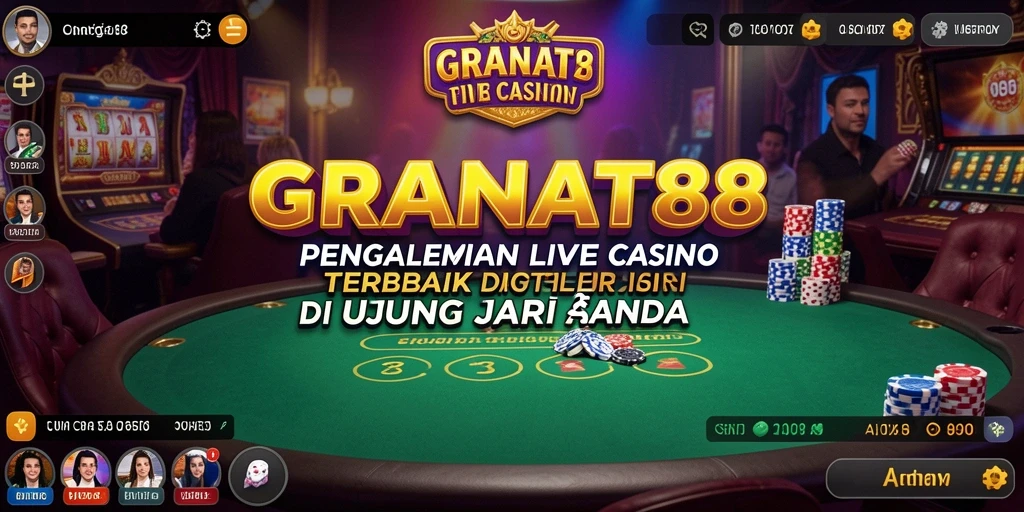Tampilan gameplay langsung dari permainan Live Casino GRANAT88.