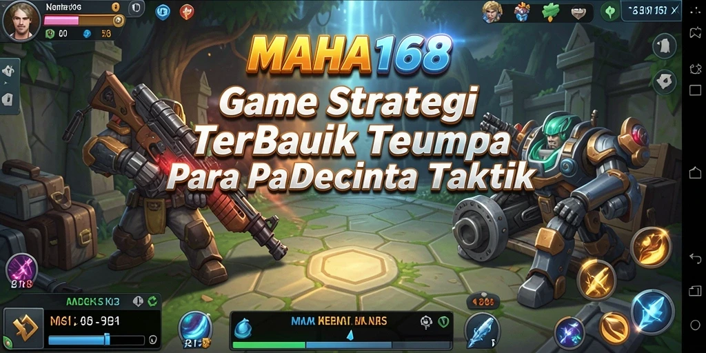 Tampilan gameplay yang menampilkan strategi mendalam di MAHA168.