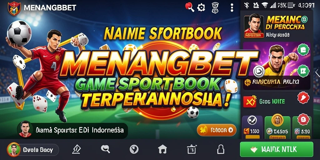 Screenshot MENANGBET menampilkan tampilan taruhan olahraga yang menarik.
