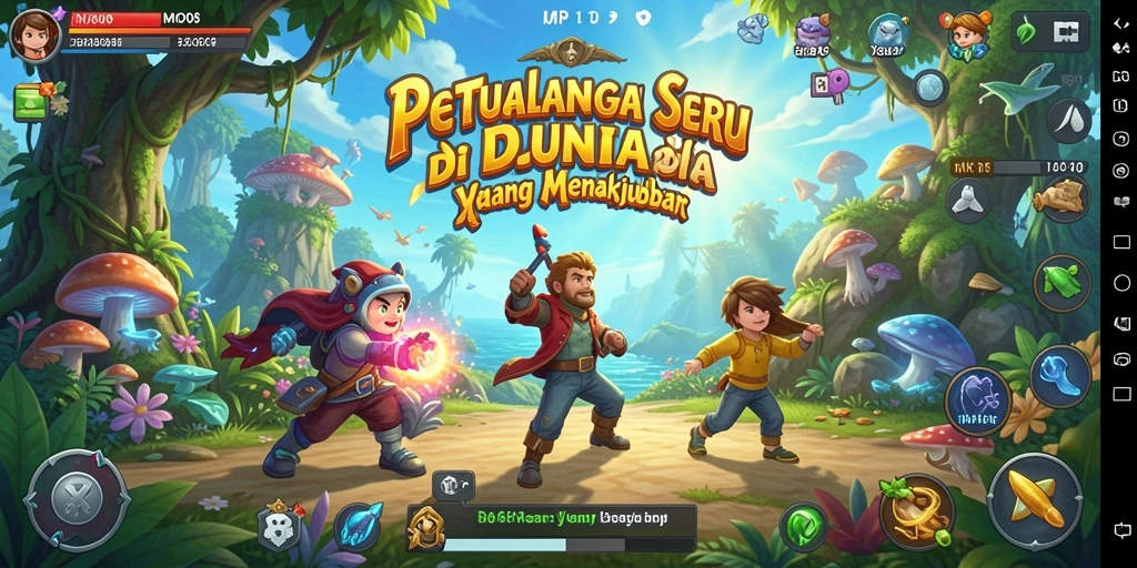 Gameplay MPO08 yang menarik dalam dunia petualangan yang memukau.