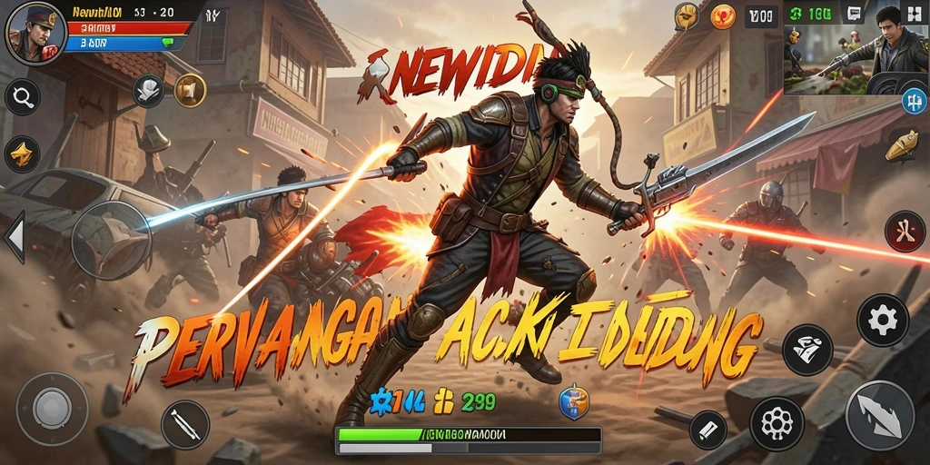 Gameplay seru dari NEWIDN yang penuh aksi dan petualangan.