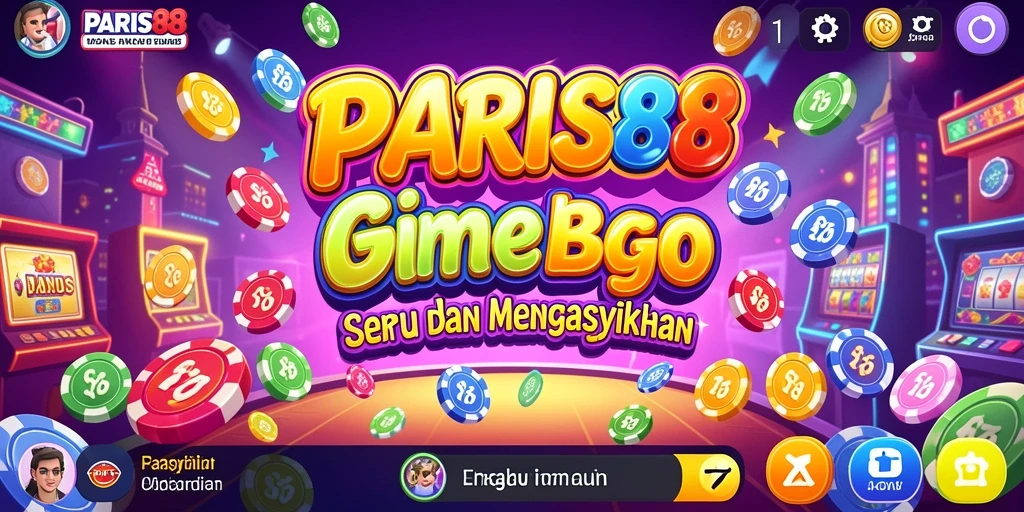 Tampilan gameplay Bingo yang seru di PARIS88.