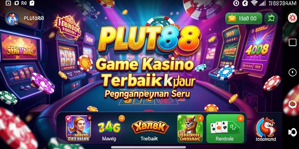 Tampilan gameplay menarik dari PLUTO88 yang seru dan mendebarkan.