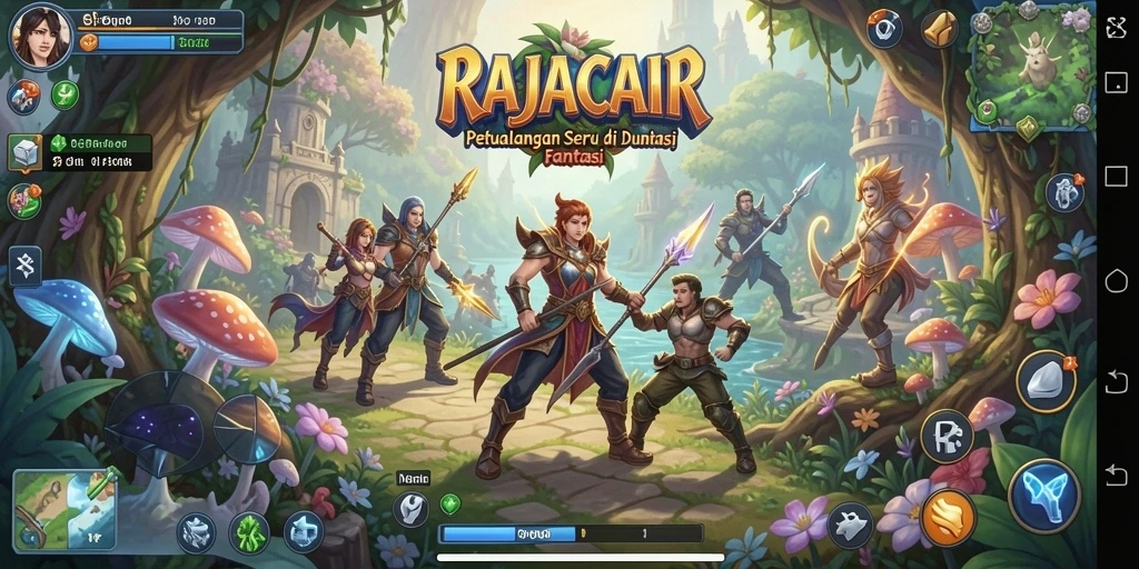 Screenshot RAJACAIR menampilkan aksi seru dalam petualangan.