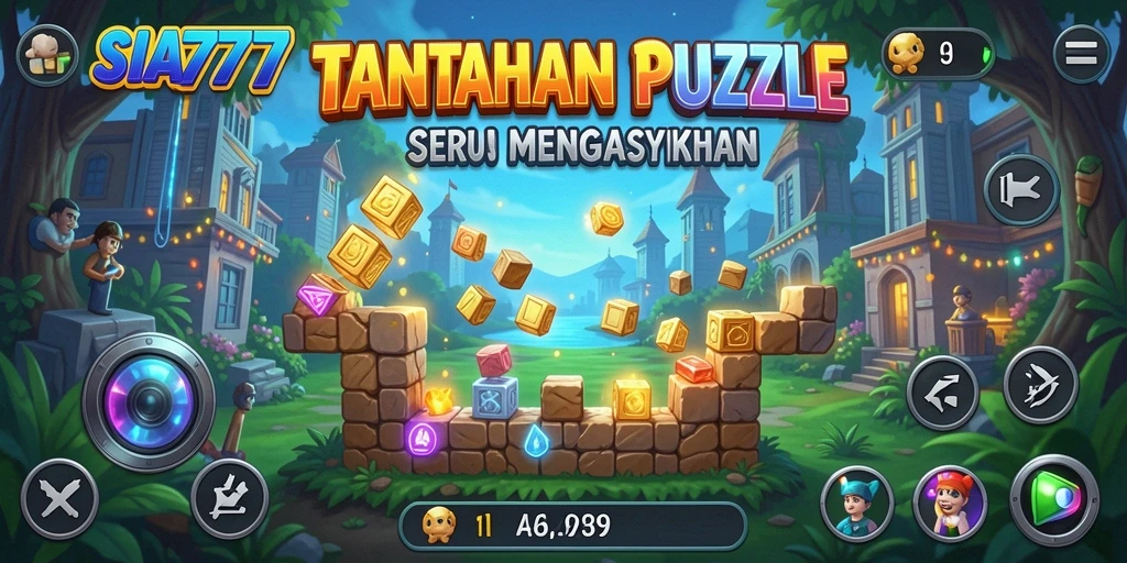 Tampilan gameplay SIA777 yang penuh warna dan menantang.